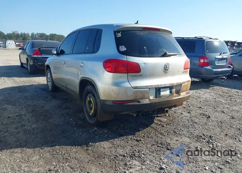 2013 Volkswagen Tiguan S из США, поврежденный, VIN WVGAV3AX6DW572417